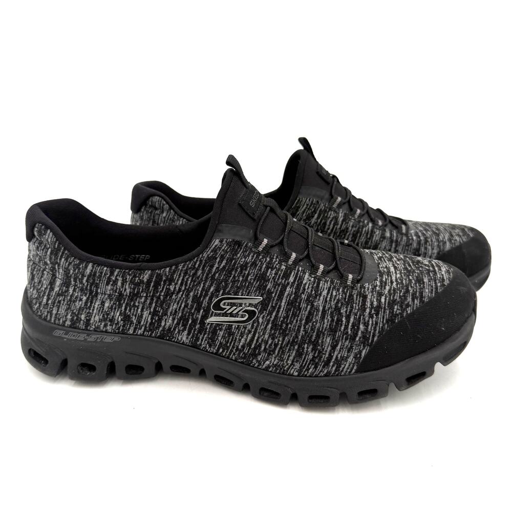 Skechers Women's Glide-Step Persistence Black Sneakers Size 9